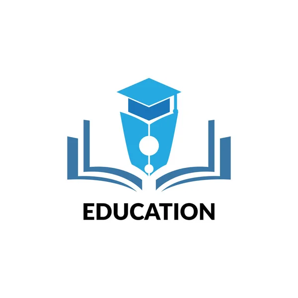 Logotipo Cor Educação Conhecimento —  Vetores de Stock