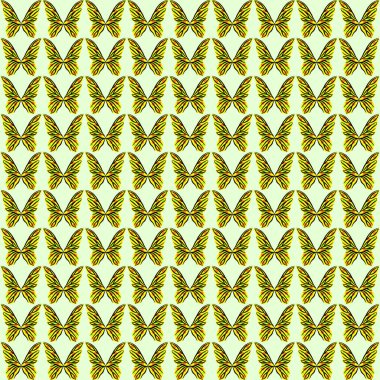 Dikişsiz desen arka plan vektör renkli uçan kelebekler