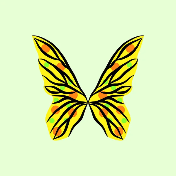 Modèle Entreprise Conception Vectorielle Logo Papillon — Image vectorielle