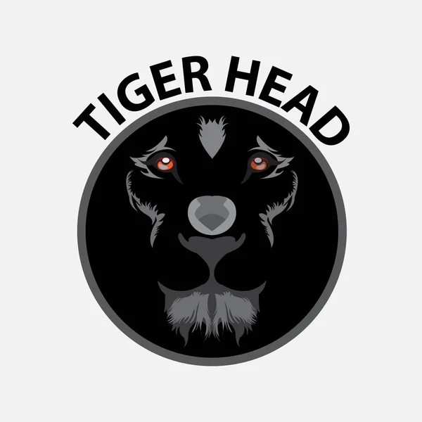 Beast Tygr Maskot Logo Design Vektor Konceptem Znak Odznak Pro — Stockový vektor