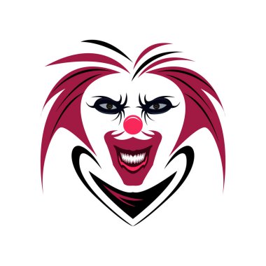 Palyaço yüzü vektör görüntü