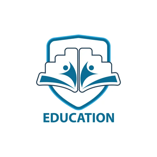 Education logo vector image — Stock Vector