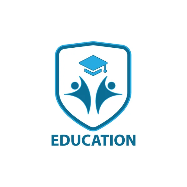 Education logo vector image — Stock Vector