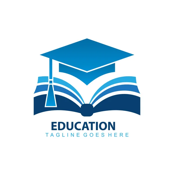 Education logo vector image — Stock Vector