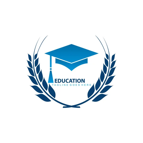 Educación logo vector imagen — Archivo Imágenes Vectoriales