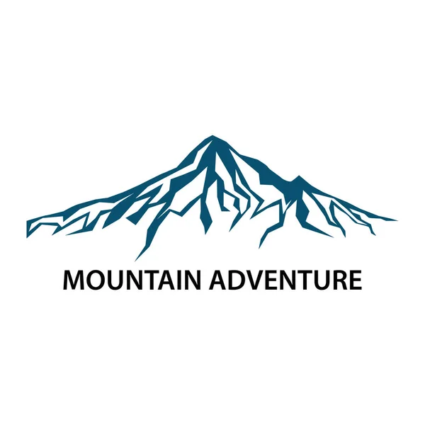 Logotipo do vetor de negócios de montanha — Vetor de Stock