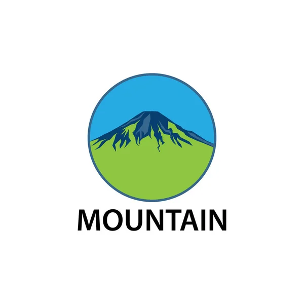Mountain business vektor logo — Stock vektor