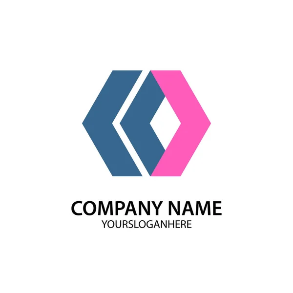 Abstraite flèche logo d'entreprise — Image vectorielle