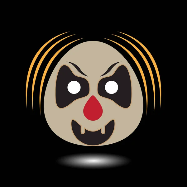 Clown symbole image vectorielle — Image vectorielle