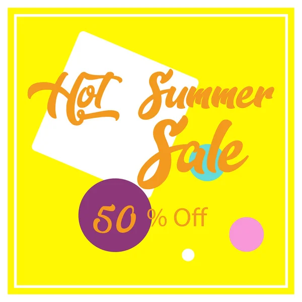 Summer big sale banner — Stock Vector