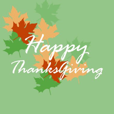 Mutlu Şükran günü şablonu