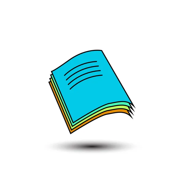 Book logo vector image design template — Stock Vector