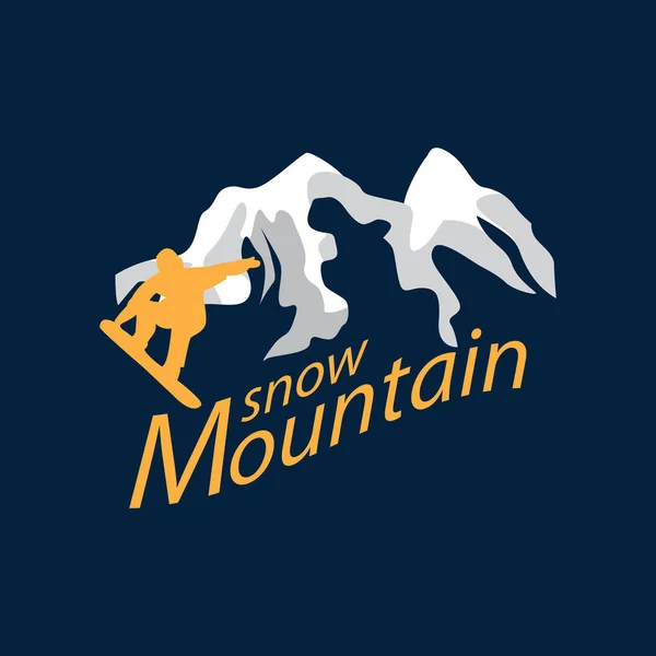 Mountain business vektorbild — Stock vektor