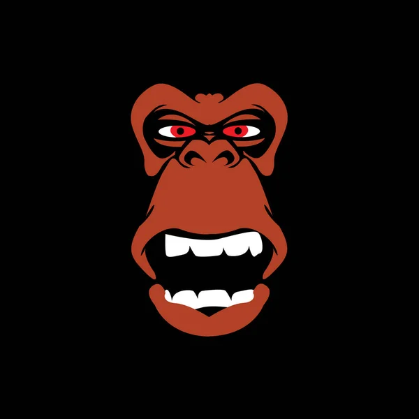 Gorila vetor imagem esporte mascote —  Vetores de Stock