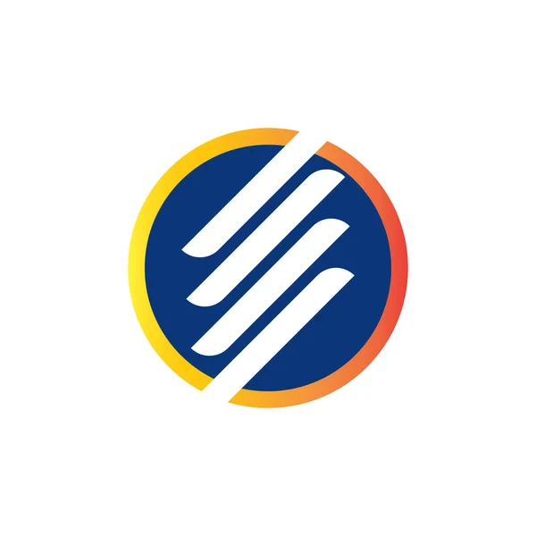 Logotipo abstrato da empresa — Vetor de Stock
