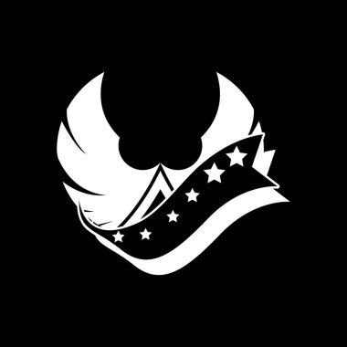 Kartal kanatları vektör çizim