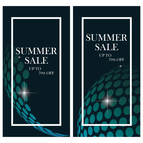 Summer sale vector background — Stock Vector