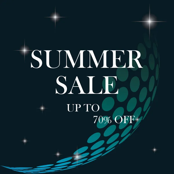 Summer sale vector background — Stock Vector