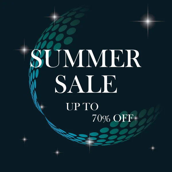 Summer sale vector background — Stock Vector