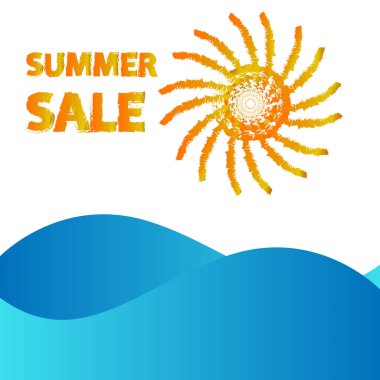 yaz satış vektör tasarım arka plan