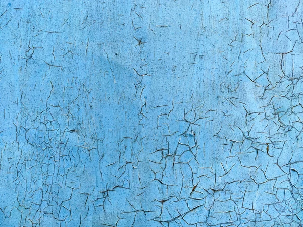 Корродований Металевий Фон Іржаво Блакитна Пофарбована Металева Стіна Іржавий Металевий — стокове фото