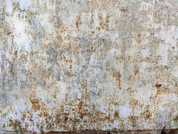 Fondo Metálico Corroído Pared Metal Pintado Gris Oxidado Fondo Metal — Foto de Stock