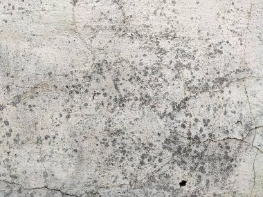 Gri Beton desenli eski duvar arkaplanı. Boyası, çizikleri ve çatlakları var.