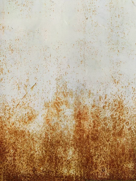 Corroded Metal Background Rusted Grey Painted Metal Wall Rusty Metal — Stock Photo, Image