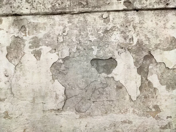 Gri Beton desenli eski duvar arkaplanı. Boyası, çizikleri ve çatlakları var.