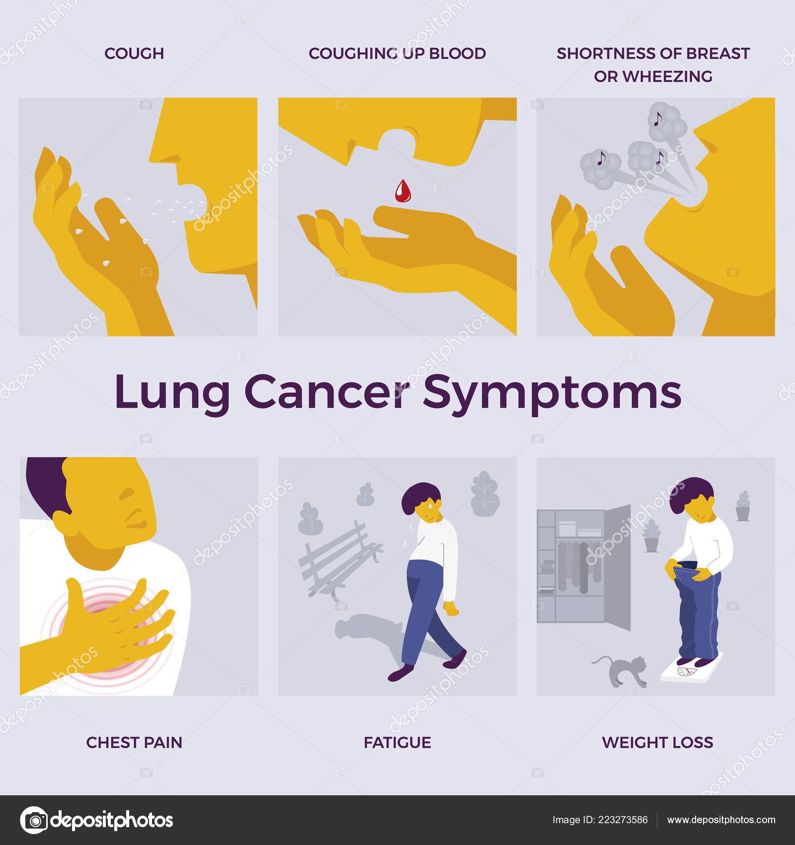 perdida de balanza cancer de pulmon sintomas