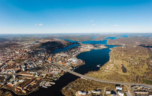 Potsdam, Brandenburg, Duitsland, 04.04.2020 luchtfoto stadsgezicht drone — Stockfoto