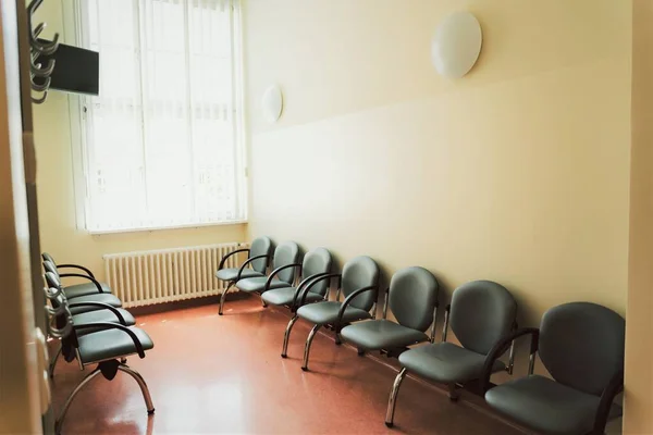 Cabinet de médecins attente et coin salon intérieur — Photo