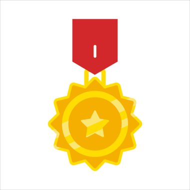 Etrafında kırmızı kurdele olan bir altın yıldız. Yıldız sarıdır ve kırmızı bir çizgisi vardır.