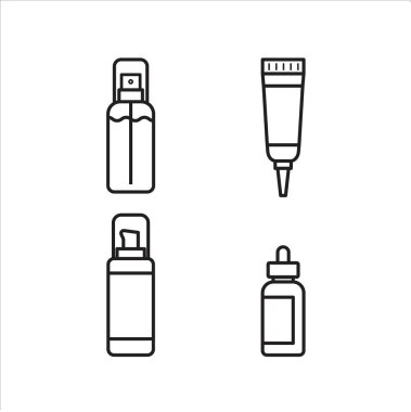 Peş peşe dört farklı kozmetik tipi gösteriliyor. İlki bir şişe parfüm, ikincisi bir şişe losyon üçüncüsü bir şişe dudak kremi ve dördüncüsü de bir şişe göz kremi.