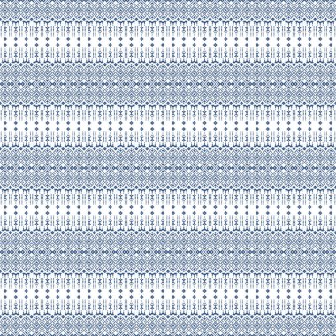 Bir sürü küçük noktalı mavi ve beyaz çizgili bir desen. Şablon çok karmaşık ve detaylı. Mavi ve beyaz renkler bir sakinlik ve dinginlik hissi yaratır.