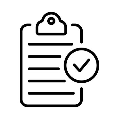 Notlar Tüm Simge, Pano Kontrol Listesi Tamamlandı, Görev Planlama ve Üretim Sembolü