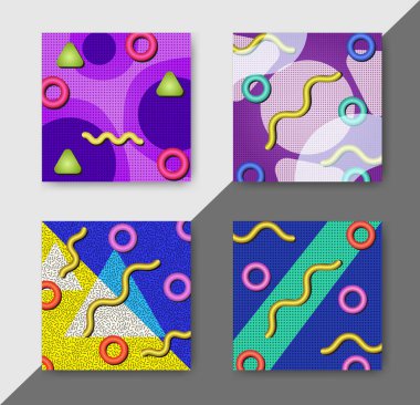 Funky tasarım şablonu fot baskı ürünleri.