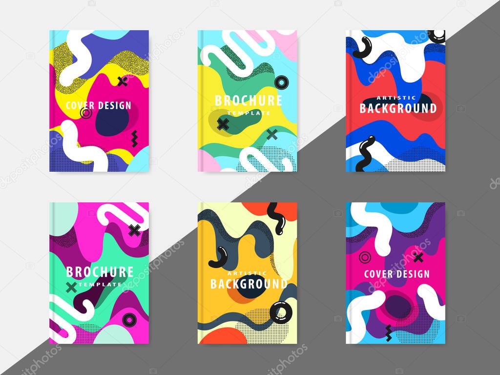 Funky design template fot print products.