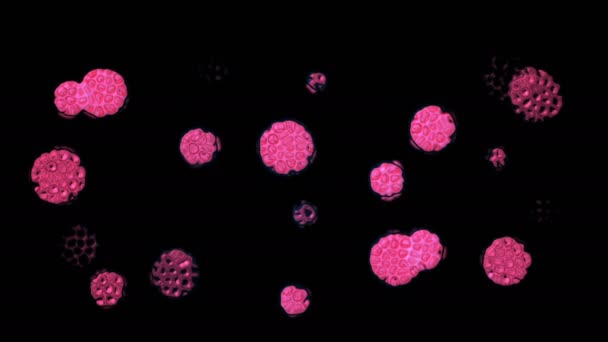 Gros plan image abstraite avec concept futuriste de cellule virale, rendu 3D, génération d'ordinateur 