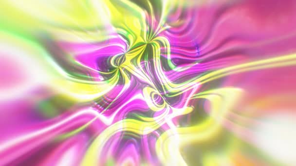 Fondo de energía de resplandor abstracto con ilusión visual y efectos de onda, 3d render computer generation — Vídeo de stock