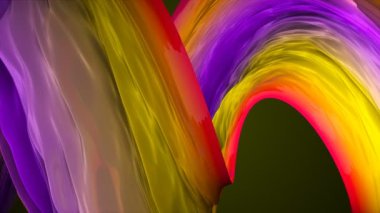 Pürüzsüz etkisi, 3d görsel yanılsama ile parlak arka plan render bilgisayar üreten