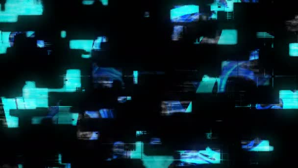 Abstraktní mřížka s fantastickou strukturu, computeru abstraktní pozadí, 3d vykreslení — Stock video