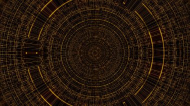 Kılavuz, iş bilim veya bilgisayar teknolojik altyapı, 3d render zemin, oluşturulan bilgisayar ile daire