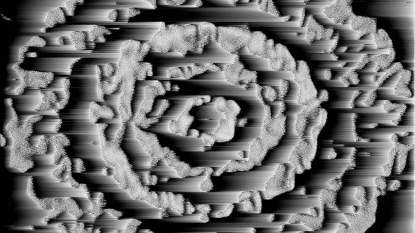 Konstrukcja abstrakcyjnego szumu piksela cyfrowego, rzędy, uszkodzenie obrazu błędu, tło renderowania 3D, generowany komputer — Zdjęcie stockowe