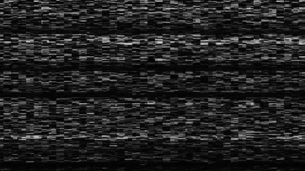 Dynamiczne tv hałasu, złe tv sygnału, czarno-białe, monochromatyczne, 3d renderowania tło — Zdjęcie stockowe