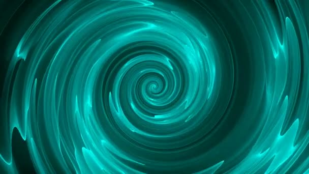 Líneas giratorias espirales abstractas, generadas por computadora, fondo de renderizado 3D — Vídeo de stock