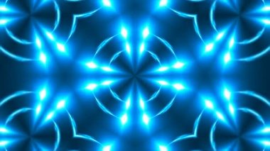Zemin, bilgisayar arka plan üreten Soyut Mavi fraktal ışıklar, 3d render