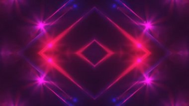 Zemin, bilgisayar arka plan üreten soyut mor fraktal ışıklar, 3d render