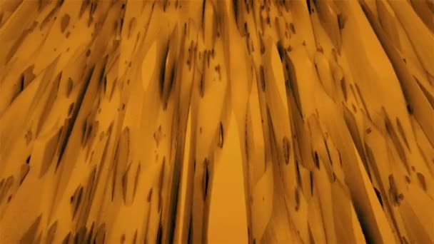 Oberfläche eines leblosen fernen Planeten, obere Luftaufnahme, 3D-Darstellung, computergenerierter Hintergrund — Stockvideo