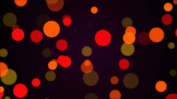 Bright zářící kruhový částice, computeru abstraktní pozadí, 3d vykreslení — Stock fotografie